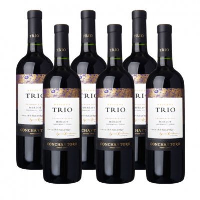 Trio 6 x Merlot Carmenere Syrah Reserva